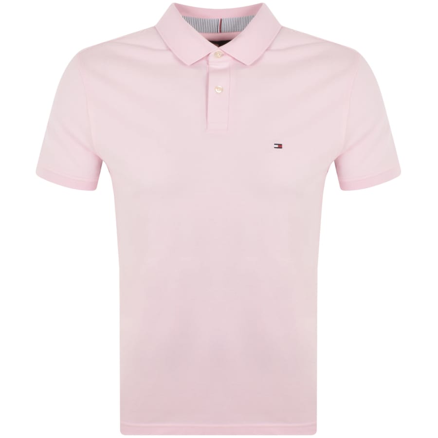 Tommy Hilfiger Regular Fit 1985 Polo T Shirt Pink